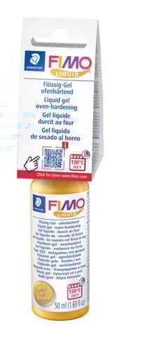 Gel liquide fimo liquide - 50 ml - or
