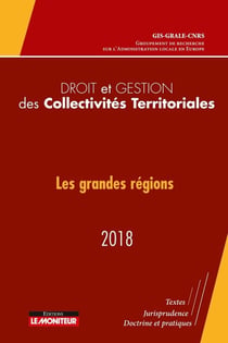 Droit et gestion des collectivités territoriales (édition 2018)