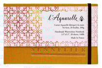 Carnet aquarelle 20 feuilles - 9 x 14cm - 300g