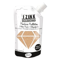 Peinture pailletée Izink Diamond - or pastel - 80 ml