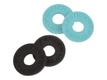 Fender - 4 Bloqueurs de sangle pour guitare - Black & Daphne blue