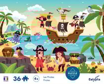 Puzzle 36 pièces - Les pirates