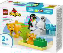 LEGO® DUPLO® 10442 - Familles d’animaux sauvages : pingouins et lions - LEGO® DUPLO® Ma ville