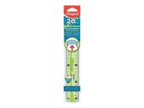 Règle double décimètre incassable flex 20cm - Maped - Coloris Assortis