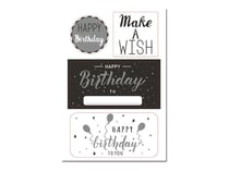  Lot de 16 jeux d'adhésifs de décoration Clairefontaine Excellia Océane Birthday