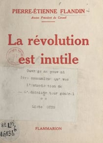 La Révolution est inutile