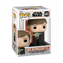 Figurine Funko POP! - Star Wars - Luke Skywalker avec Baby Yoda n°482