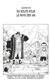 One Piece édition originale - Chapitre 910 - En route pour le pays des Wa