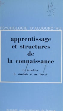 Apprentissage et structures de la connaissance