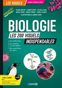 Biologie - Les 200 visuels indispensables - Licence, Capes, prépas