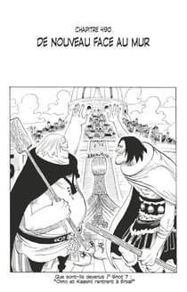 One Piece édition originale - Chapitre 490 - De nouveau face au mur