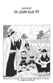 One Piece édition originale - Chapitre 807 - Dix jours plus tôt