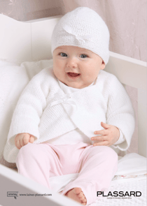 Modèle Tricot Layette - Bonnet et Brassière
