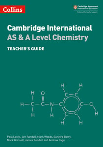 Cambridge International AS & A Level Chemistry Teacher's Guide ebook - Course licence