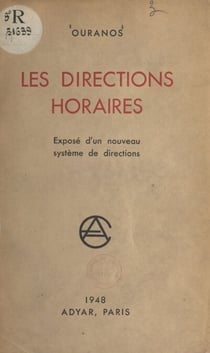Les directions horaires - Exposé d'un nouveau système de directions