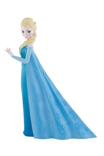 Figurine La Reine Des Neiges Disney - Elsa robe bleue - 10 cm