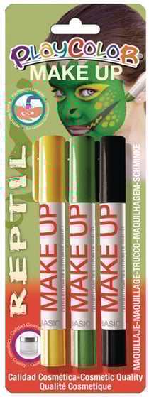 3 sticks de maquillage PlayColor - Reptile