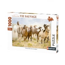 Puzzle 1000 pièces - Chevauchée dans le désert - Nathan