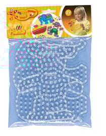 Plaque en sachet maxi pour perles Hama - Éléphant et Ourson - 8251