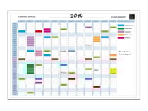 Planning magnétique annuel - Exacompta