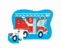 Puzzle Camion de pompier - 12 pièces