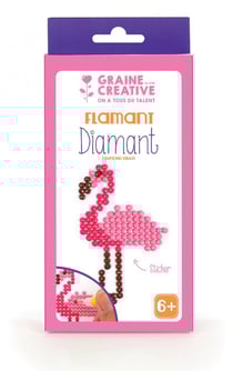 Kit mosaïque diamant graine Creative - Flamant rose