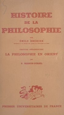 Histoire de la philosophie - La philosophie en Orient