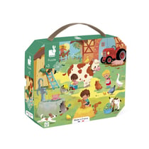 Puzzle Une journée à la ferme - 24 pièces