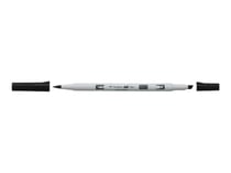 Tombow - Feutre à alcool double pointe ABT PRO - 5,5 mm - noir PN15