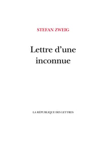Lettre d'une inconnue