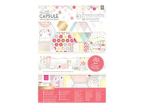 48 feuilles scrapbooking - Geometric Neon - A4