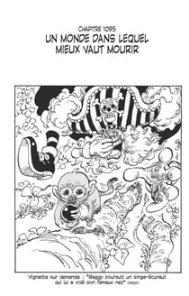 One Piece édition originale - Chapitre 1095 - Un monde dans lequel mieux vaut mourir