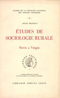 Etudes de sociologie rurale - Novis et Virgin