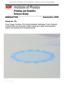Issue #14 Printing and Graphics Science Group Newsletter - Printing and Graphics Science Group Newsletters, #9