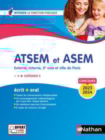 Concours ATSEM et ASEM 2024 - Préparation complète - EPUB