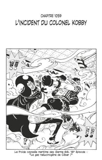 One Piece édition originale - Chapitre 1059 - L'incident du colonel Kobby