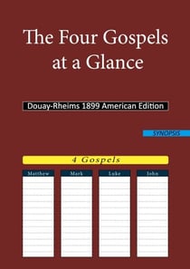 The Four Gospels at a Glance - Douay-Rheims 1899 American Edition
