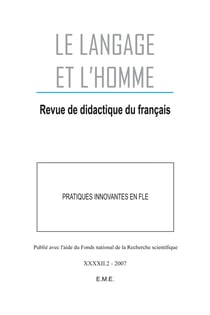Pratiques innovantes en FLE - 2007 - 42.2
