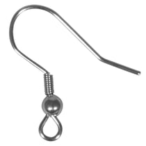 Crochets d'oreille inox - 20mm