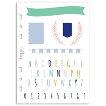 2 pochoirs de lettrage