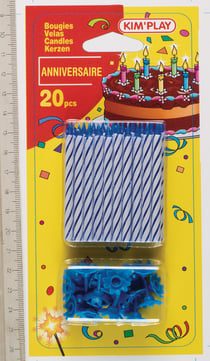 20 Bougies Bleues