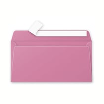 20 enveloppes Pollen 110x220 mm - Rose hortensia
