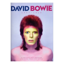 David bowie : 1947-2016 -  20 greatest hits -  piano, chant et guitare