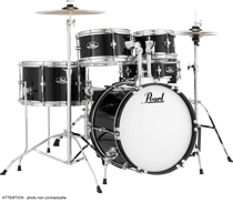 PEARL - RSJ465CC-31 - Batterie Junior jet black 16" 5 fûts