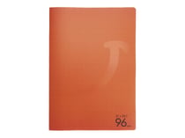 Cahier 96 pages petits carreaux A4 21 x 29,7 cm Polypropylène Cultura Orange