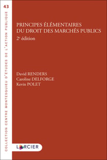 Principes élémentaires du droit des marchés publics (2e édition)