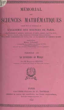 Le problème de Monge