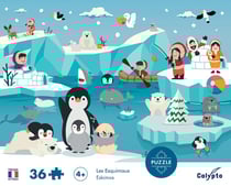 Puzzle 36 pièces - Les Esquimaux - Calypto