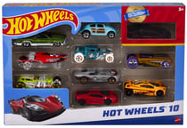 [NE PAS ACTIVER - Produit assorti] COFFRET 10 VEHICULES HOT WHEELS