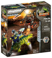 Playmobil Dino Rise 71265 pas cher, Bébé spinosaure et combattant
